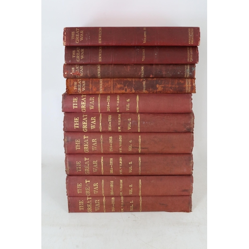 44 - Collection of military orientated books to include The Great War and assorted  military transportati... 