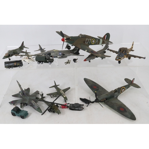 50 - A selection of models to include military aircraft etc