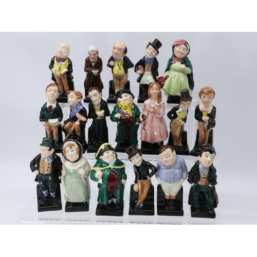 114 - A good quantity of Royal Doulton dickens figures