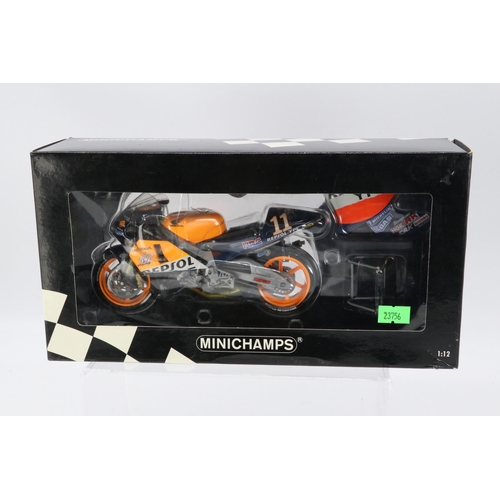 264 - Minichamps 1:12 scale Honda NSR500 Repsol YPF-Honda Tohru Ukawa 500cc GP 2001 in original packaging