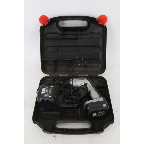 368 - A Titan hammer drill, a Black & Decker battery drill and one other. Trade - spares or repairs.