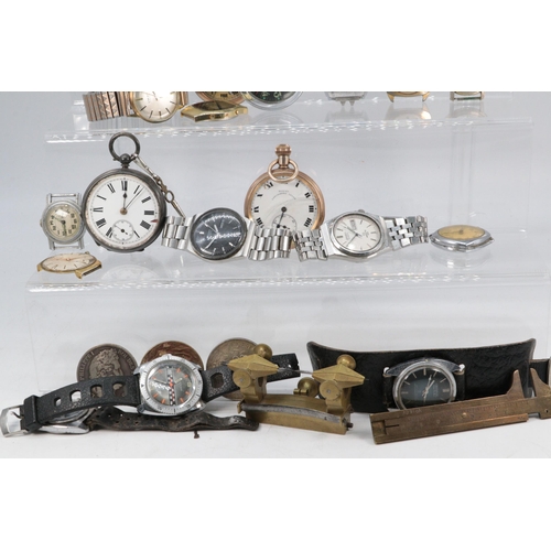 18a - Selection of assorted wristwatches, winders and automatics, untested.