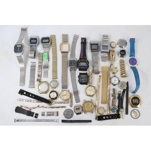 12 - A quantity of assorted digital watch parts