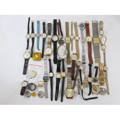 13 - A large quantity of assorted wristwatches deemed for spares and repairs