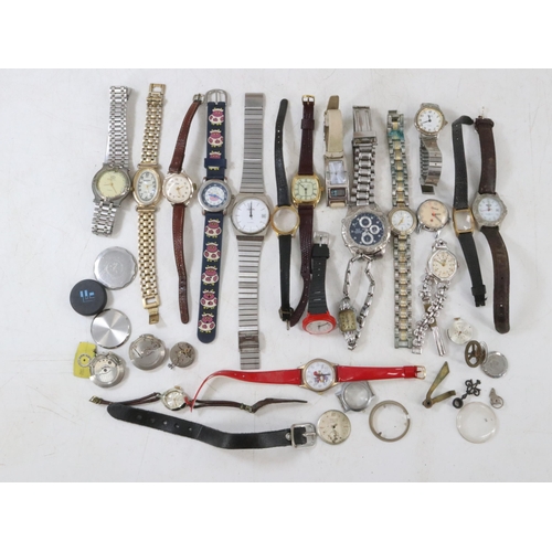 13 - A large quantity of assorted wristwatches deemed for spares and repairs