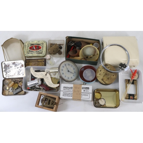 29 - Three boxes of assorted mantle clocks, spares, cuckoo clocks etc (all spares)