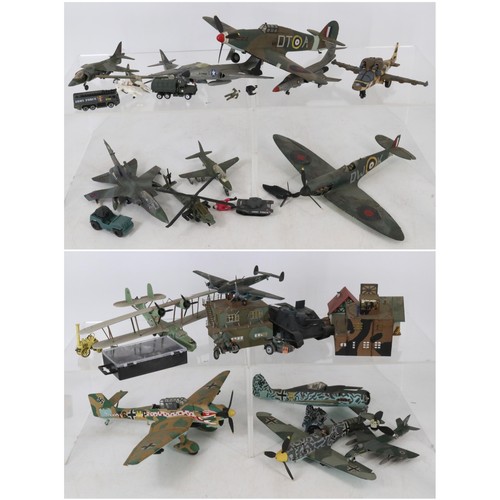 50 - A selection of models to include military aircraft etc