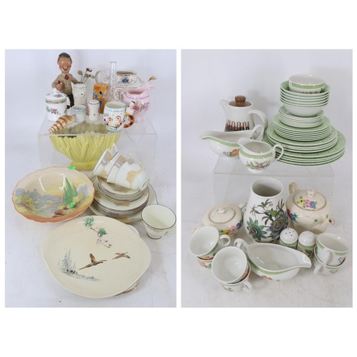 75 - A part Royal Doulton tea service, other decorative ceramics etc