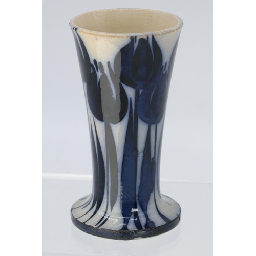 18 - A small bud vase moorcroft? together with a selection of delicate floral ornaments with glass petals... 