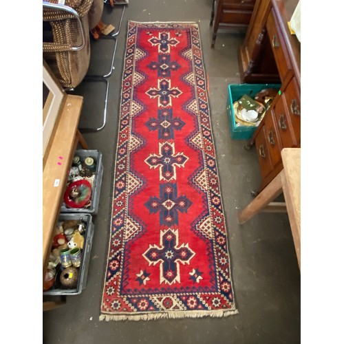 357 - Four vintage persian style rugs