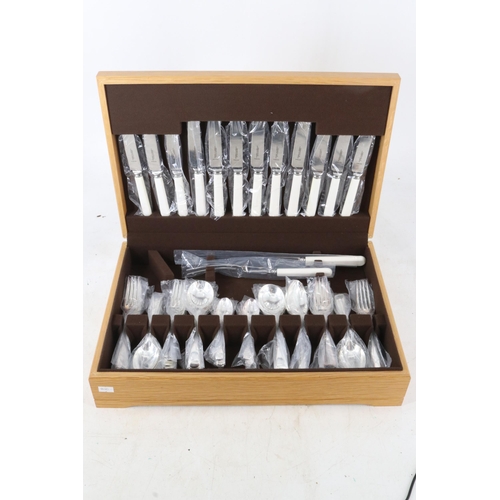 39 - Canteen of cutlery by Garrard and Co ltd Regent Street London (all cutlery appears unused and sealed... 