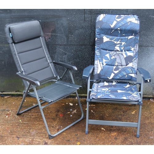 366 - Kampa folding garden chair and a Bel Sol recliner