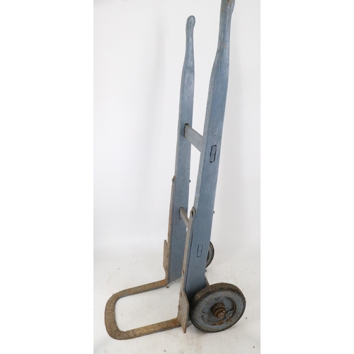 11A - Vintage painted sack trucks