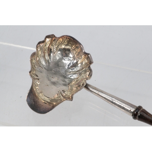 6 - Silver hallmarked punch ladle, handle is loose, silver bowl weighs approx. 35g