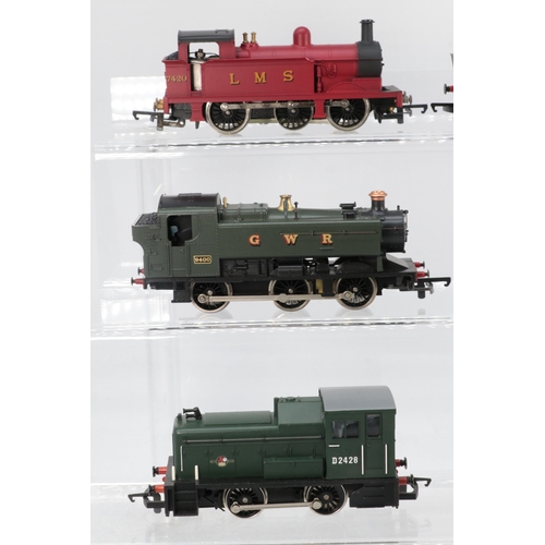 108 - Six OO/HO Scale Locos including Wrenn 7420 LMS, Hornby GWR 101, Lima and more