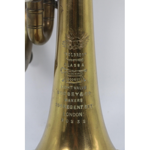 131 - A Boosey brass Cornet. No mouth piece.