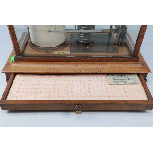 195 - Late 19th/early 20th Century Barograph, J. Lizars, Glasgow London