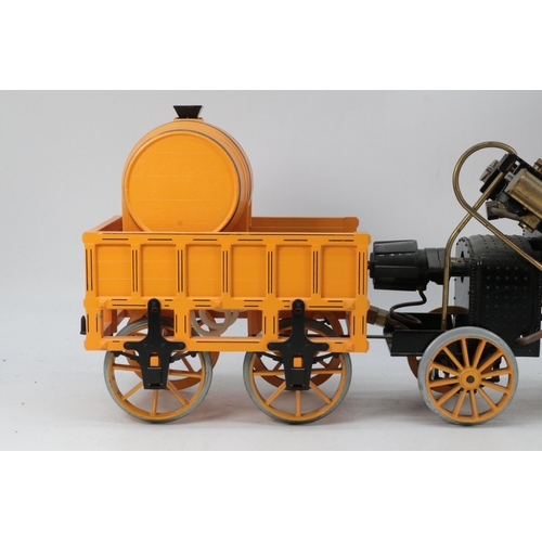 287 - A boxed Hornby railways Stephenson's rocket real steam train set with original box together with a b... 