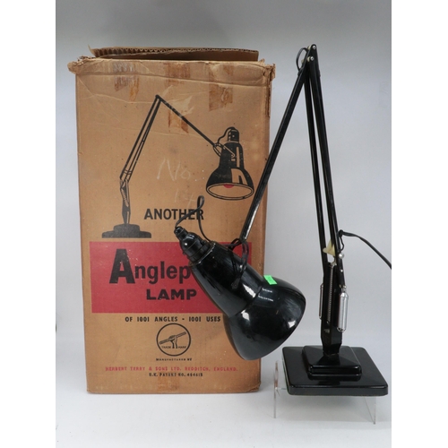 432 - Herbert Terry and Sons anglepoise lamp in original box, trade/spares/repairs