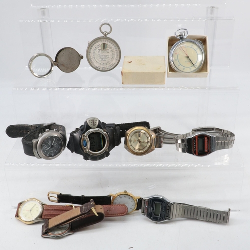 122 - A selection of Gents wristwatches to include Ascot, Quartz etc