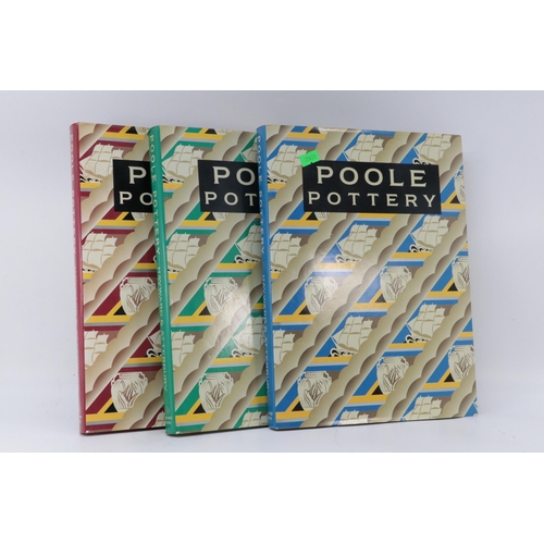 507 - Three Poole Pottery books by Hayward and Atterbury