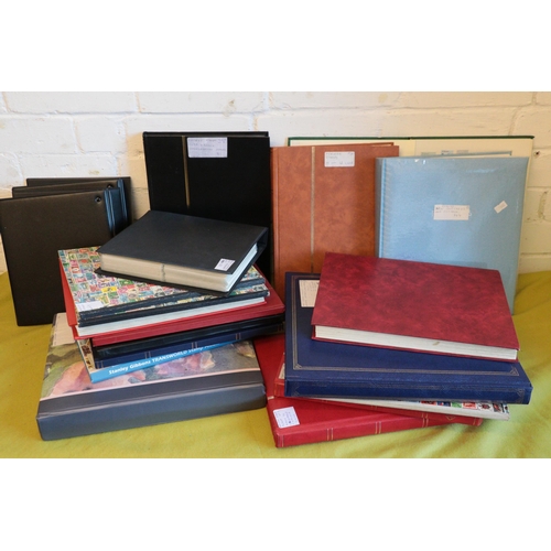 463 - Various stock books, postcard albums, assorted etc