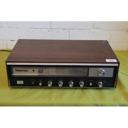 508 - Teleton hifi stereo F-2100 together with speakers trade/spares/repairs