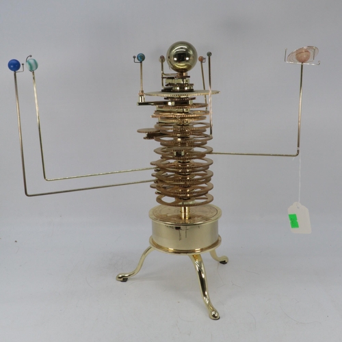 508B - Eagle Moss Orrery planetarium and another one, together with leads trade/spares/repairs