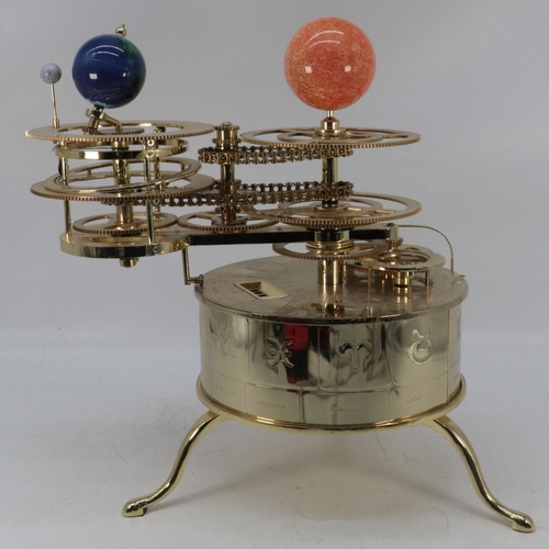 508B - Eagle Moss Orrery planetarium and another one, together with leads trade/spares/repairs