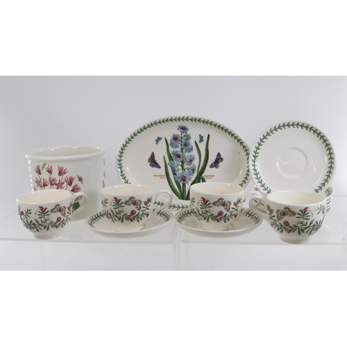 55 - Selection of Portmeirion items, Cups and saucers, planter etc