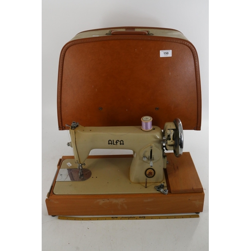 150 - Boxed alfa sewing machine, and one other Harrods Ltd sewing machine boxed TRADE/SPARES/REPAIRS