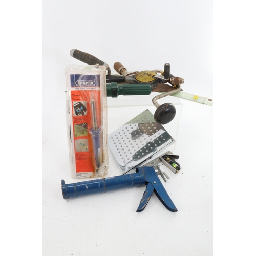 40 - A large assorted selection of tools including fixings, hand tools,  door locks, hinges, bolts etc TR... 