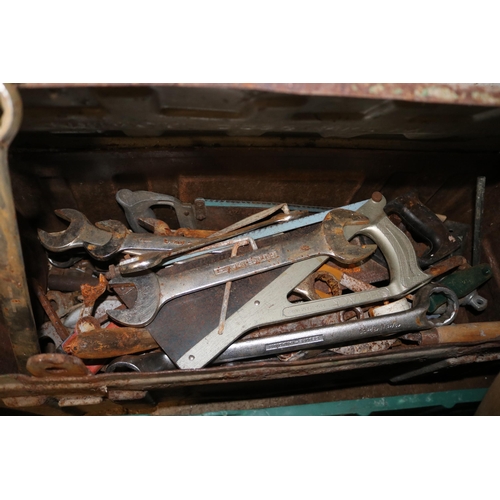 40 - A large assorted selection of tools including fixings, hand tools,  door locks, hinges, bolts etc TR... 