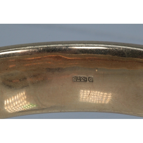 47 - 9ct gold Bangle, hallmarked (approx. weight 21.2g)