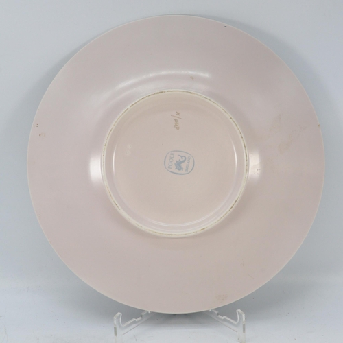 156 - A Poole Pottery freeform charger (measuring approx. 33cm diameter)