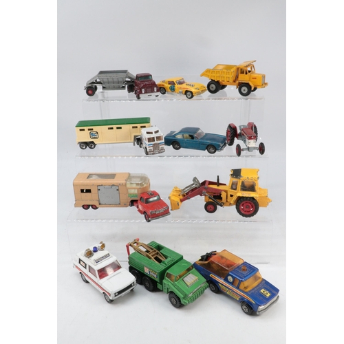 226 - Corgi Major articulated trailer a/f, Matchbox car transporter, Corgi and other various diecast