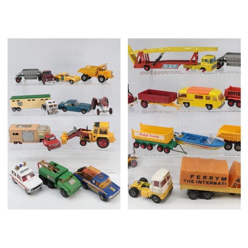 226 - Corgi Major articulated trailer a/f, Matchbox car transporter, Corgi and other various diecast