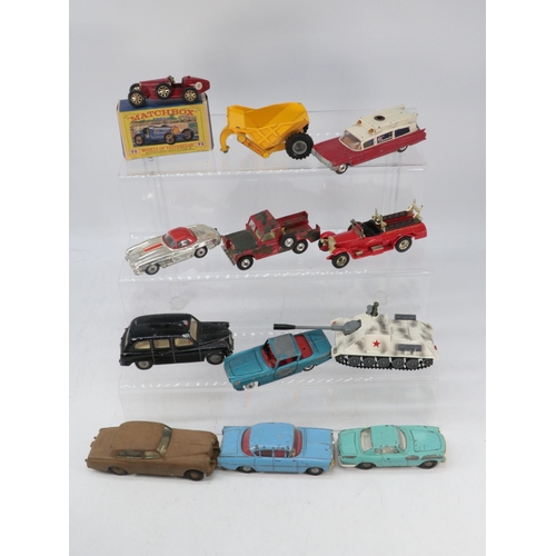 375 - Selection of assorted vintage and later diecast to include Spot On, Corgi, Lone Star etc