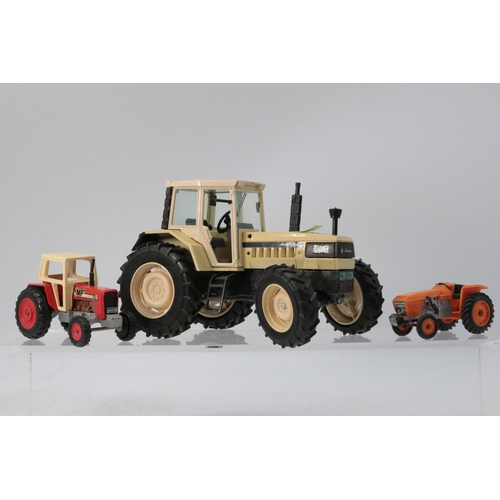 395 - Ros Lamborghini tractor, Matchbox Massey Ferguson, four Lima trucks etc