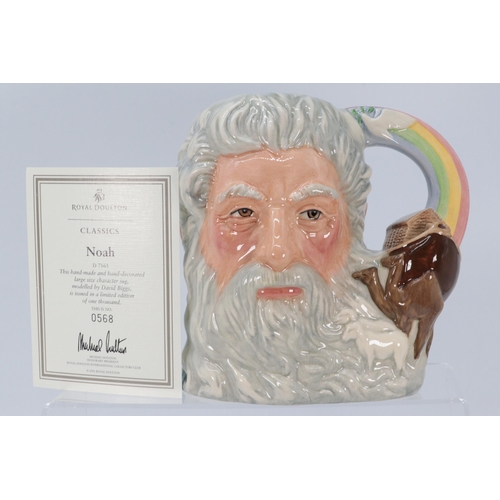 332A - Royal Doulton Limited Edition Character Jug Noah in original box D7165 with certificate