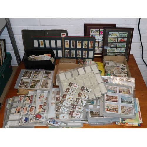 431 - A large quantity of assorted cigarette cards