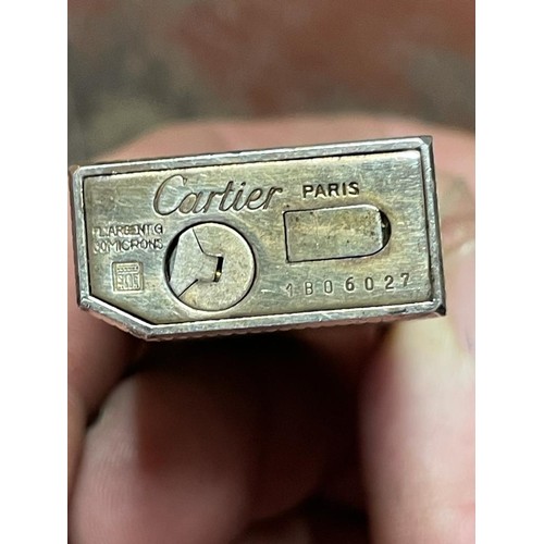 7 - Vintage Cartier cigarette lighter in original fitted box