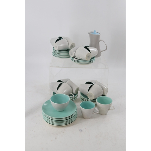 378 - Selection of twin tone Poole pottery