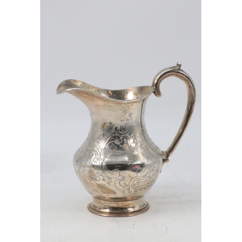 10 - Silver hallmarked Victorian cream jug 200g