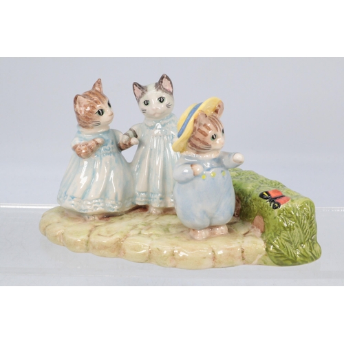 220 - Beatrix Potter tableau Mittens, Tom Kitten and Moppet