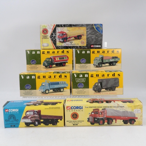 222 - A selection of boxed diecast vehicles to include Vanguards VA8008 Army, VA16000 Carlsberg, VA15000 M... 