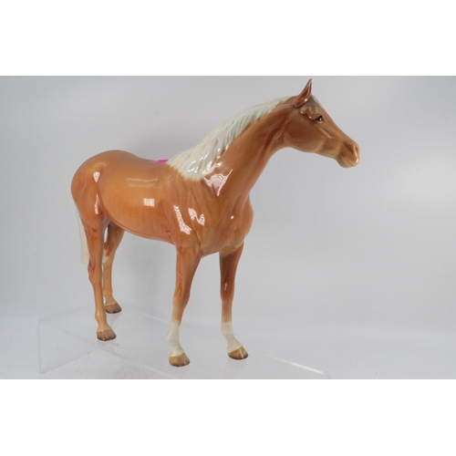 158 - Large Beswick palamino horse.