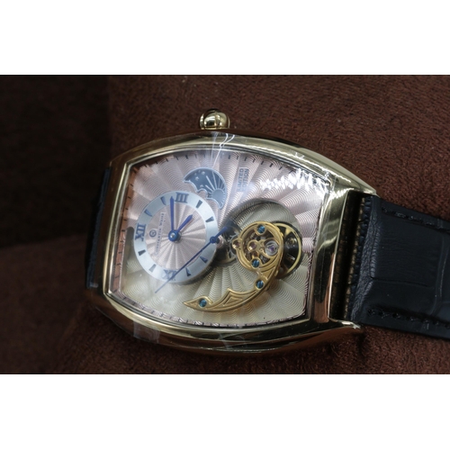 200 - Constantin Weisz gents automatic wristwatch with half skeleton face