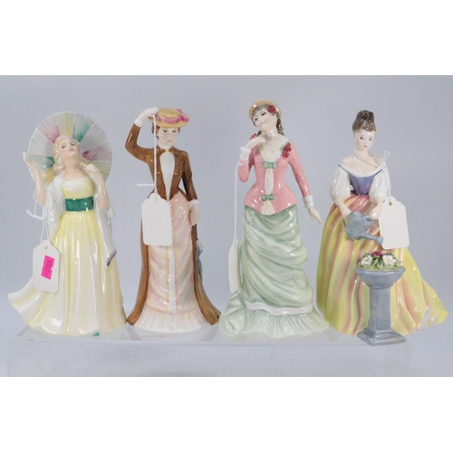 318 - Royal Doulton figurines inclduing Jane, Sally, Anne of the five towns and Alexandra