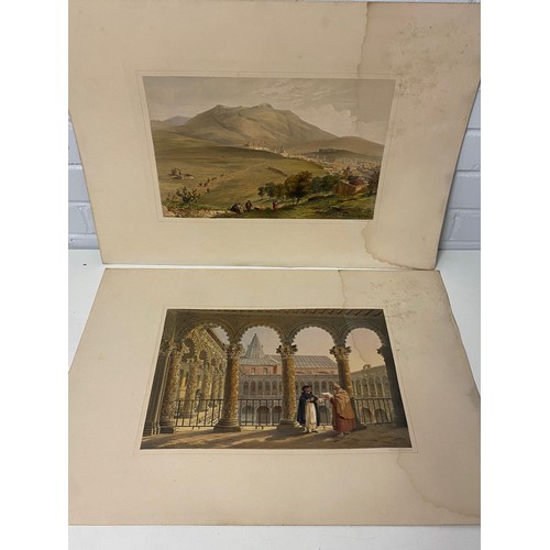 115 - Antique Mexico 1848 folio of 26 illustrations by John Phillips and A. Rider, published by E. Atchley... 